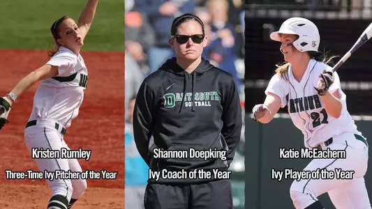 Rumley, McEachern and Doepking Win Ivy Softball Awards