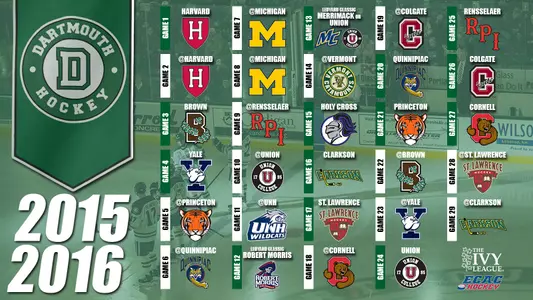 Men's Hockey Announces 2015-16 Schedule