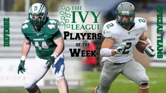 McNamara, McManus Named Ivy Players of the Week