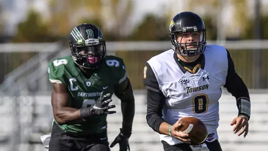 Two Blocks in Final Three Minutes Lift Dartmouth to 20-17 Win