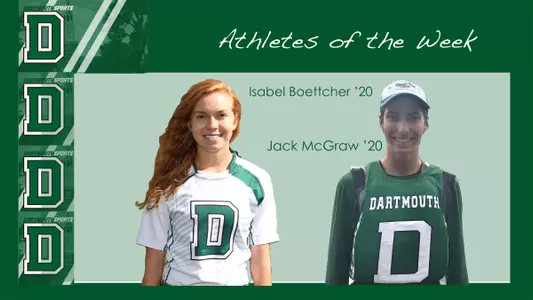 Athletes of the Week - McGraw & Boettcher