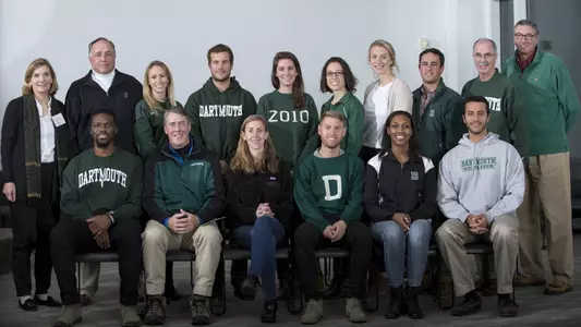 Dartmouth Inducts 17 Into Wearers of the Green
