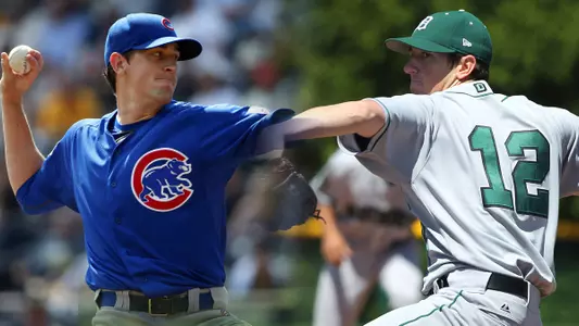 Hendricks '12 Helps Cubs to 1st World Series Title in 108 Years