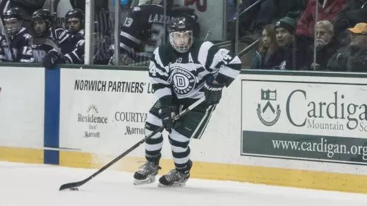 Opperman's Hat Trick Helps Dartmouth to 5-4 Win at Brown