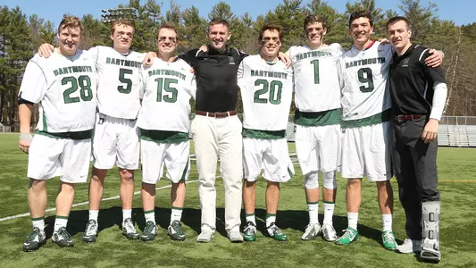 Big Green Men Fall to Quakers on Senior Day