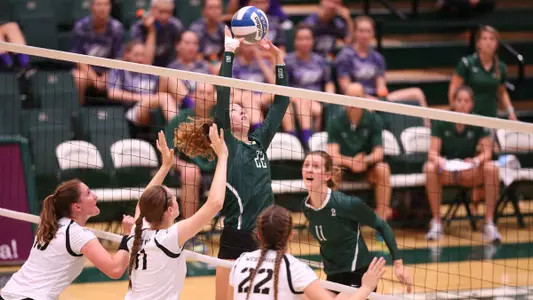 Big Green Pick Up One Set in Loss to Bears