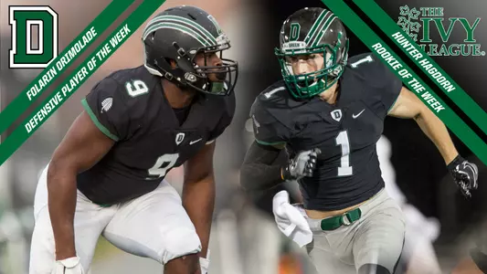 Orimolade, Hagdorn Earn Weekly Ivy League Awards