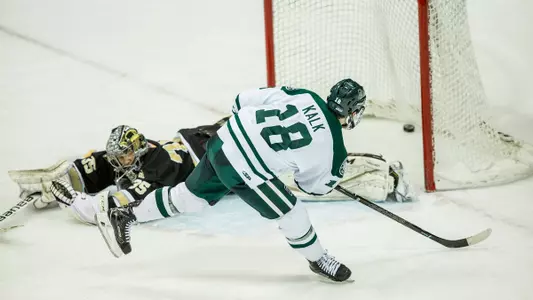 Corey Kalk's Hat Trick Not Enough in 5-4 Loss to No. 20 SLU