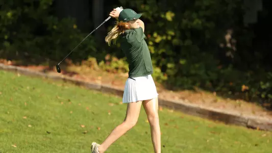 Women's Golf Splits in Two Match Play Rounds at FDU