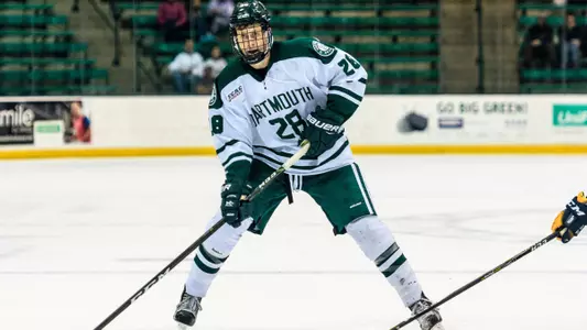 Graber Scores In Final Seconds to Lift Dartmouth to 4-3 Win