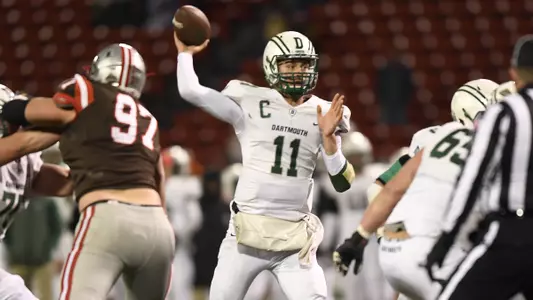 Football Finds Fenway to Its Liking in 33-10 Win Over Brown