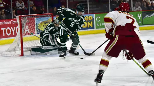No. 2 Denver Narrowly Edges Dartmouth, 1-0, in Series Opener