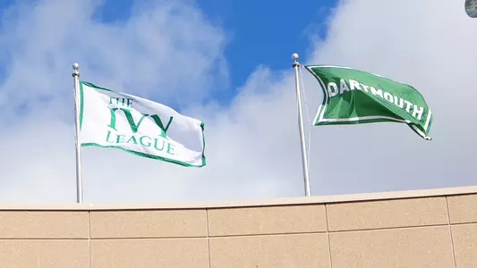 Dartmouth and Ivy League flags