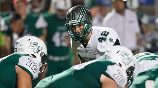 Harrison Farber at Stetson Hatters on September 16, 2017.  Dartmouth defeated Stetson 38-7.  (Mike Janes Photography)