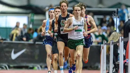 Sean Laverty running at indoor heps