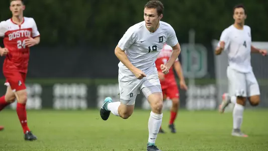 Will Chisholm men's soccer action versus BU