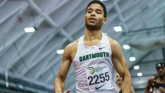 Myles Holt running at Dartmouth Relays
