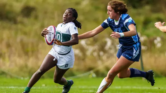 Anyoko Sewavi rugby action against Quinnipiac