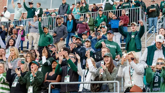 Fans at Yale football game
