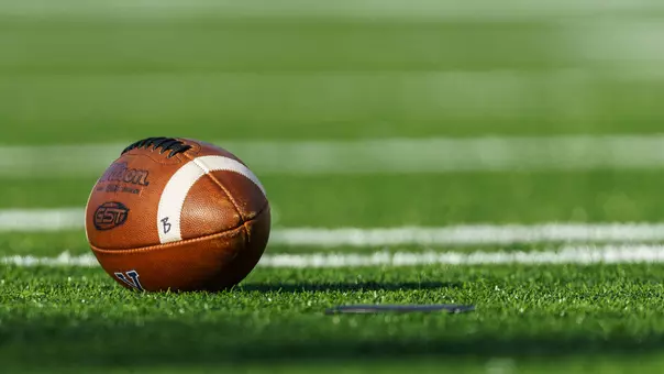 football on the turf