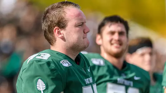James McCarthy football action against Yale