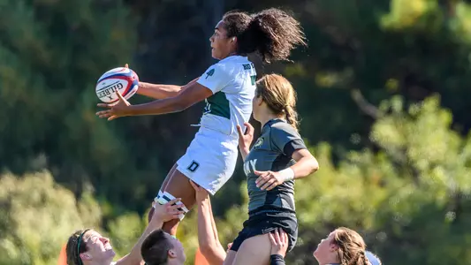 Lannon Abbott women's rugby match with Army