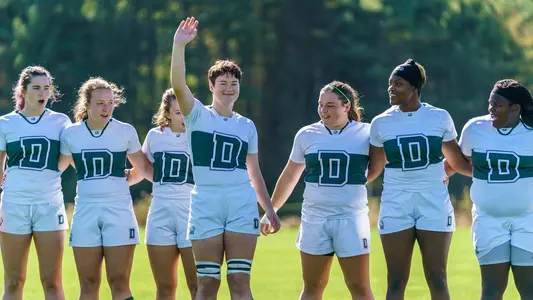 Lillian Johnson women's rugby match with Army