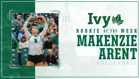 Makenzie Arent earns her third Rookie of the Week honor of the season