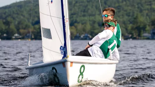 Ryan Goldstein and Boyd Bragg sailing action