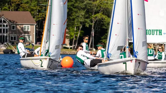James Paul and Max Clapp sailing action
