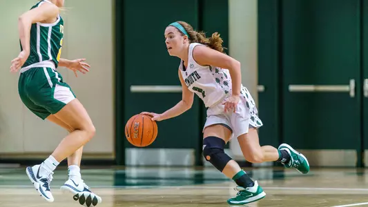 Annie McKenna women's basketball action versus Vermont