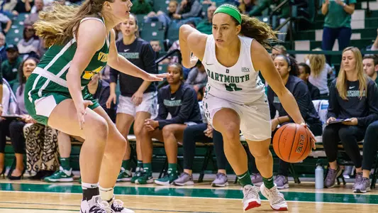Asha Taylor women's basketball action versus Vermont