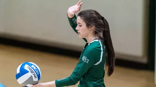 Makenzie Arent volleyball action versus Cornell