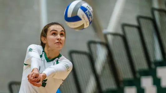 Bella Hedley volleyball action versus Brown