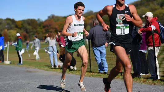 Sam Morton running at Heps 2019