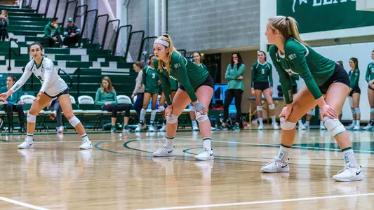 Taite Ryan volleyball action versus Brown
