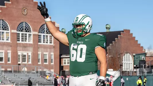 Tanner Aiono football action versus Cornell