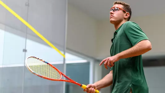 Charlie East men's squash action
