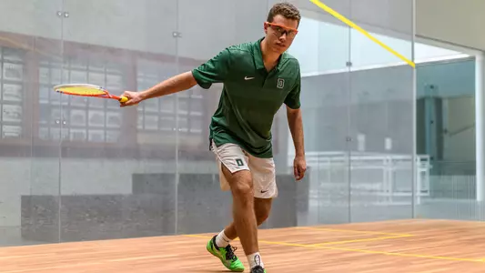 Charlie East men's squash action