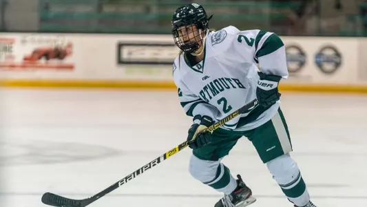 Givanna Foglia women's hockey action versus Maine