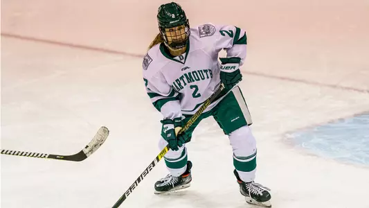 Givanna Foglia women's hockey action versus Maine