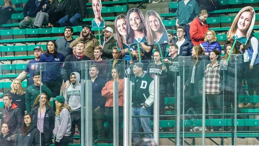 Big Green fans on senior day