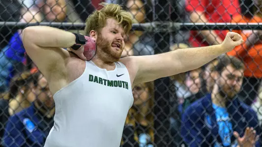 Ethan Ruh shotput at heps