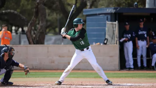 Bennet McCaskill baseball action versus UTSA
