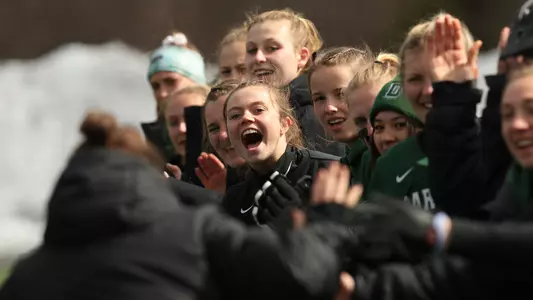 Gabby McCarthy women's lacrosse action versus UMass