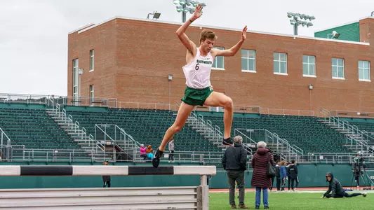 Ben Matejka track action at Dartmouth Invitational