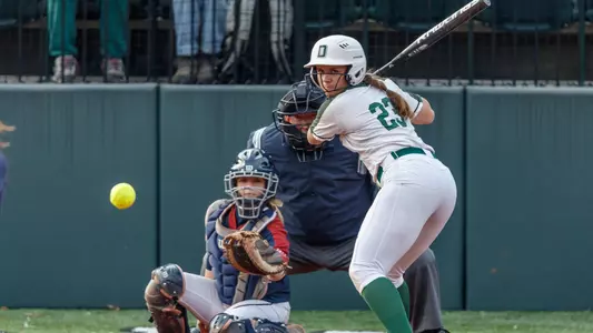 Morgan Martinelli softball action versus Penn
