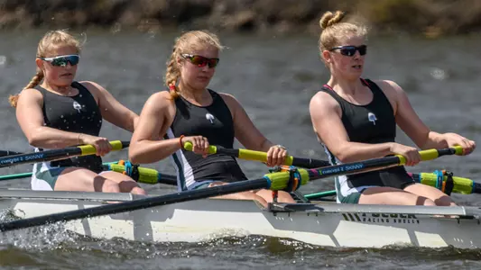 Anna Glasgow, Hannah Frater and Aoibheann Holland versus Boston University