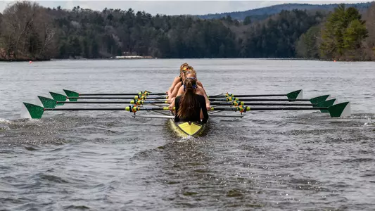 Varsity four out on the Connecticut River