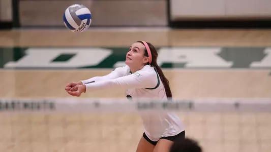 Bella Hedley with a dig